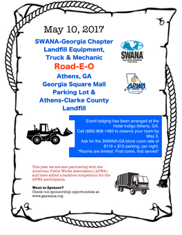 2017 Chapter Road-E-O Registration