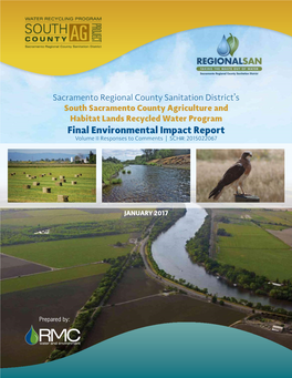 Final Environmental Impact Report Volume II Responses to Comments | SCH#: 2015022067