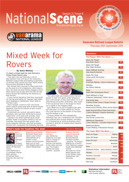 Mixed Week for Rovers