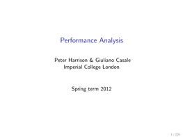 Performance Analysis