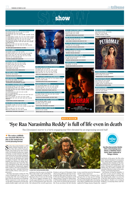 'Sye Raa Narasimha Reddy' Is Full of Life Even in Death