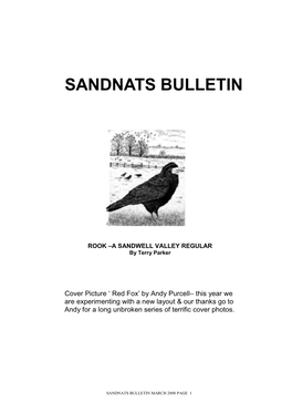Sandnats Bulletin