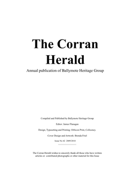 The Corran Herald Annual Publication of Ballymote Heritage Group