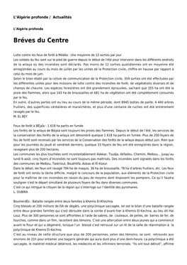 Bréves Du Centre