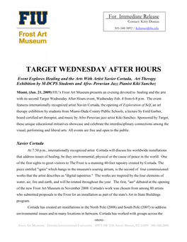 Target Wednesday After Hours
