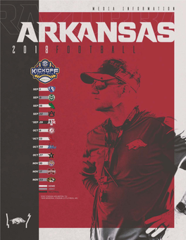 2018 Arkansas Football Media Guide