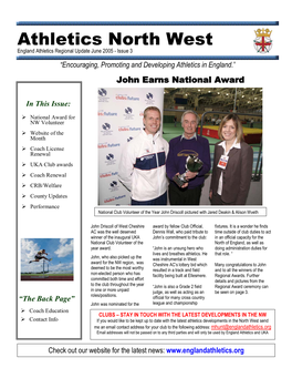 Athletics North West Magazine