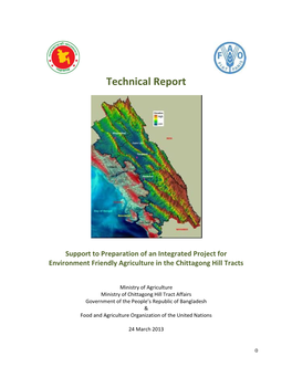 Support to Preparation of an Integrated Project for Environment Friendly Agriculture in the Chittagong Hill Tracts