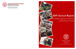 2019 Annual Report Cornell Cooperative Extension of Westchester County