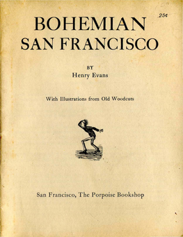 BOHEMIAN SAN FRANCISCO by HENRY EVANS