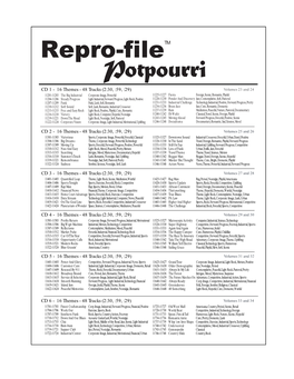 Repro-File Potpourri