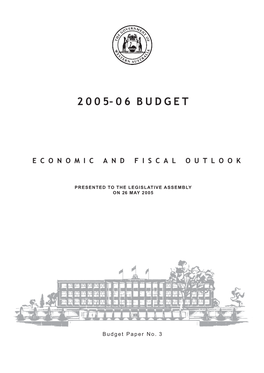 Budget Paper 3: Economic and Fiscal Outlook