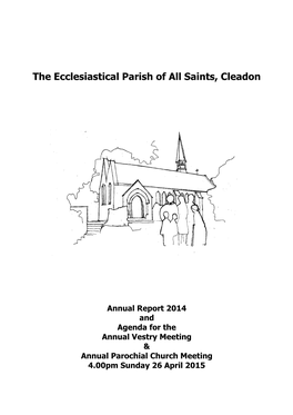 The Ecclesiastical Parish of All Saints, Cleadon