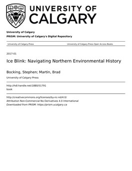 First Nation Land Claims and the Transformation of Human- Environment Relations in the Yukon