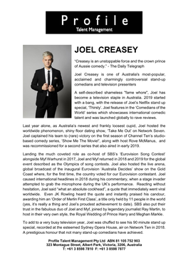 Joel Creasey