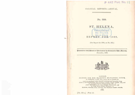 Colonial Annual Report 1899