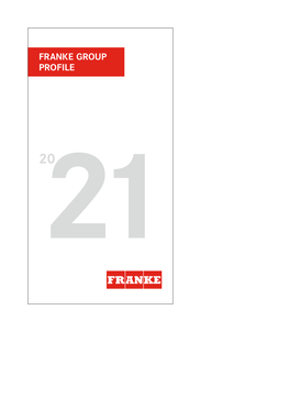 Franke Group Profile 2021