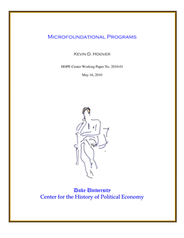 Microfoundational Programs