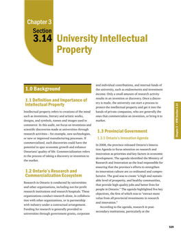 3.14: University Intellectual Property