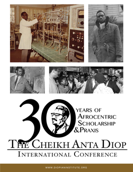 2018 Cheikh Anta Diop International Conference