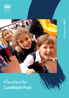 Headmaster Candidate Pack You Can Achieve More with Nord Anglia Education