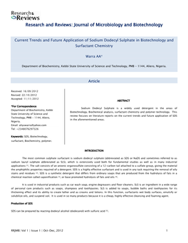 Journal of Microbiology and Biotechnology