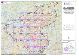 10Km Gridsquares and Corresponding Number of Single Rural Dwelling