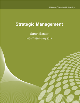 Strategic Management