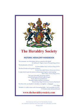 Historic Heraldry Handbook