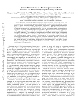 Solvent Fluctuations and Nuclear Quantum Effects Modulate The