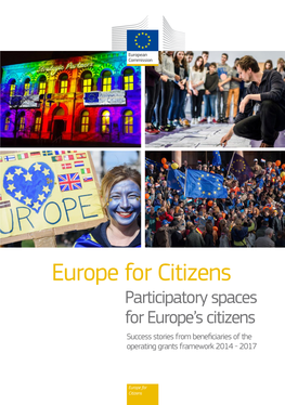 Participatory Spaces for Europe's Citizens