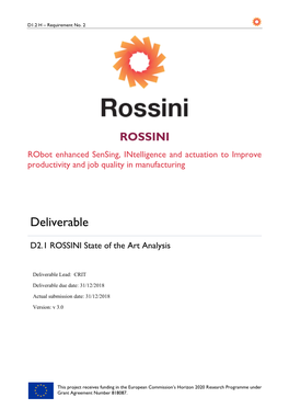 ROSSINI State of the Art Analysis