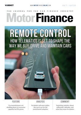 How Telematics Is Set to Shape the Way We Buy, Drive and Maintain Cars