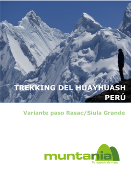 Trekking Del Huayhuash Perú