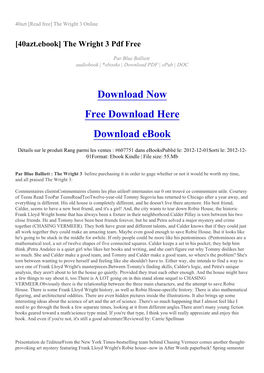 40Azt [Read Free] the Wright 3 Online