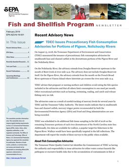EPA Fish and Shellfish Program Newslette