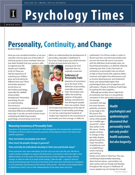 Psychology Times, Winter 2010