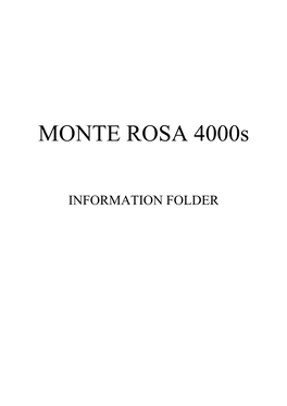 MONTE ROSA 4000S