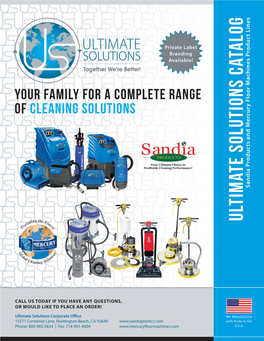 Ultimate Solutions Catalog Ultimate