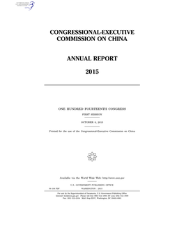 Congressional-Executive Commission on China