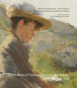 Art Bulletin of Nationalmuseum Stockholm Volume 26:2