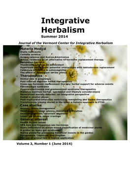 Vermont Center for Integrative Herbalism