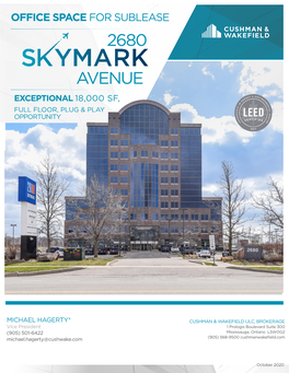 2680 Skymark Avenue Suite 200 | Mississauga, Ontario