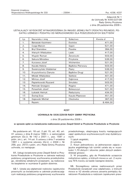 Lp. Nazwisko I Imię Sołectwo Kwota Zł 1. Banasiak Kazimierz Ewinów 471,00 2. Czaja Marcin Gąsin 521,00 3. Bryl Stanisław Posoka 384,00 4