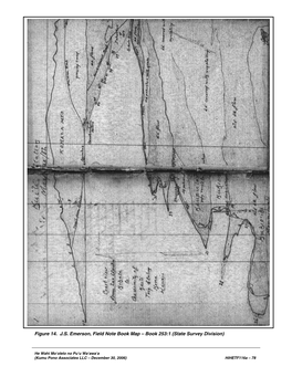 Figure 14. JS Emerson, Field Note Book