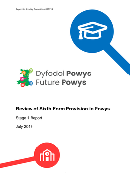 Review of Sixth Form Provision in Powys