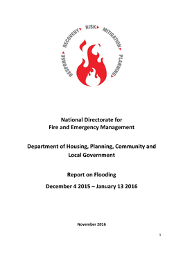 National Directorate for Fire and Emergency Management