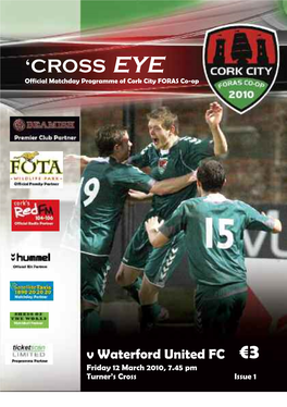 Waterford United Programme 12/03/2010