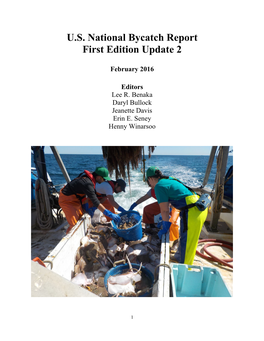 U.S. National Bycatch Report First Edition Update 2