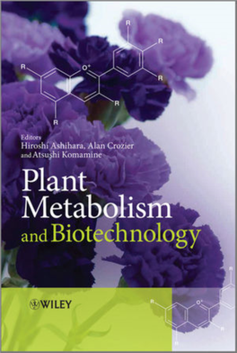 Plant Metabolism and Biotechnology